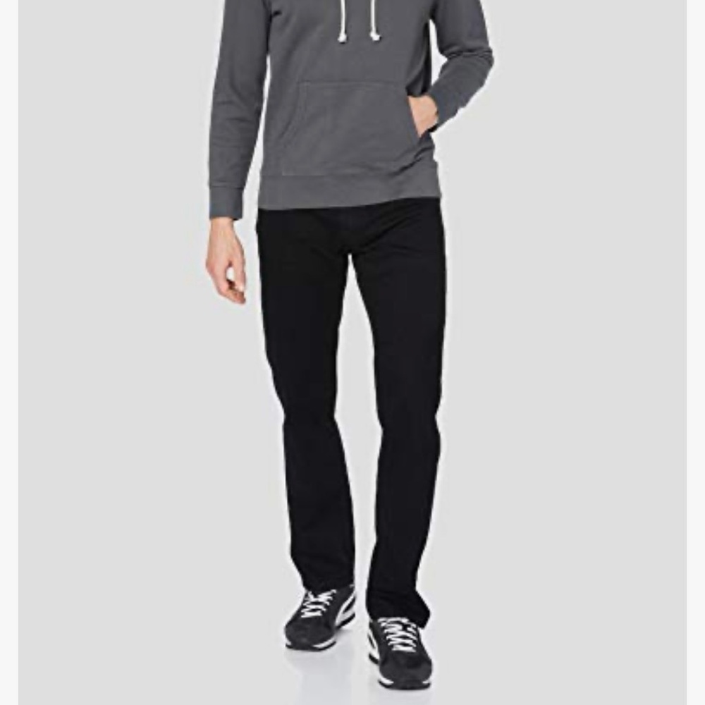 Levi's Men's 505 black regular fit Corduroy Jeans- size 36x30